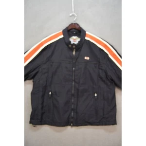 Harley Davidson Jacket Mens 2XL Black Motorcycle Warren Cortland Ohio Coat - Picture 1 of 16