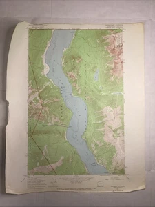 Hozomeen Mtn. Quadrangle Washington 1973 USGS Topographical Map Department Int - Picture 1 of 15