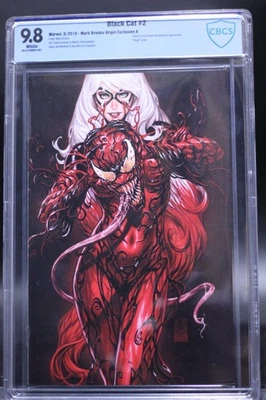 Black Cat (2019) #2 Mark Brooks Carnage-ized Virgin Variant Cover A CBCS 9.8 - Image 1 of 3