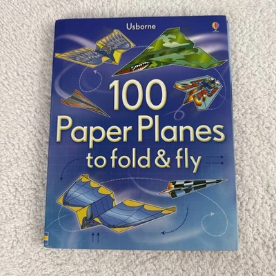 Unique Interactive Book! 100 Paper Planes to fold & fly.  Cut, Fold, & Fly! - Image 1 of 4