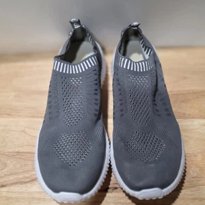 Tiosebon Women's Mesh Walking How to Go Further Slip On Shoes Gray Size 12.5 - Picture 1 of 6