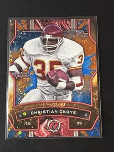 2024 Topps Resurgence Christian Okoye #48 naranja y azul chispa - Imagen 1 de 2