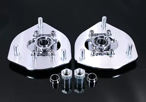 Acura RSX DC-5 Billet Aluminum Adjustable Front Camber Plates Kit For Coilover - Picture 1 of 5