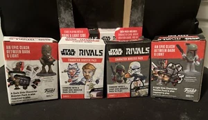 🔥 Lot 4 packs Star Wars Rivals Character Booster Packs 2 DARK 2 LIGHT SERIES 1 - Picture 1 of 2