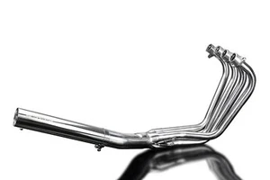 Suzuki GS1100E GS750 Delkevic 4-1 Stainless Exhaust Classic Cafe Muffler 80-83 - Picture 1 of 4