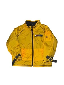 90s vintage Tommy Hilfiger windbreaker jacket yellow size 4 - Picture 1 of 6