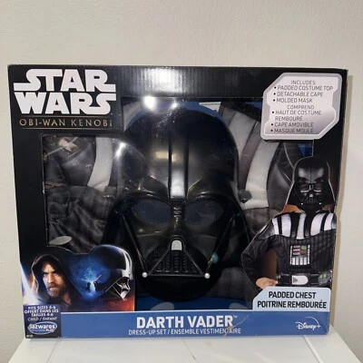 Disney Star Wars Darth Vader Dress Up Set SZ4-6 Padded Top,Detach Cape, and Mask - Image 1 of 4