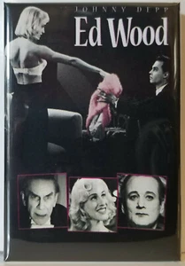 Ed Wood Movie Poster 2" x 3" Refrigerator Locker MAGNET  - Picture 1 of 3