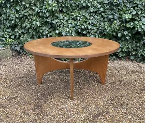 VINTAGE MID CENTURY LARGE ASTRO ROUND COFFEE TABLE - Picture 1 of 10