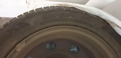 4 x Winterreifen M+S Stahlfelgen Kompletträder 195/55 R16 Cooper Weathermaster - Bild 1 von 4