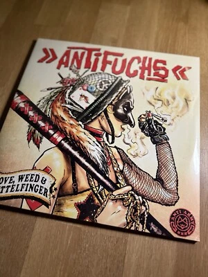 Antifuchs Rapperin aus Berlin | love weed Mittelfinger Vinyl New Sammler Limited - Bild 1 von 2