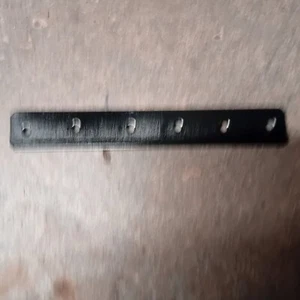 2x 30mm x 8" (20cm) BLACK Coated Metal Strips To Strengthen Joints. Useful & NEW - Picture 1 of 1