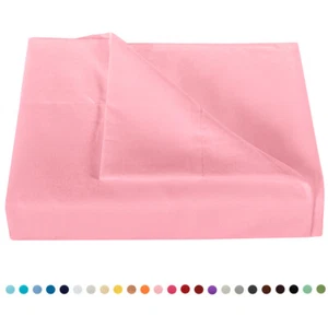 All Sizes Flat Sheet Nice Rich Colors High Quality Fabric Good Craftsmanship - Picture 1 of 33