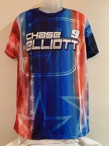 Nascar Hendrick Motorsports Chase Elliot #9 Sublimated T Shirt Medium - Picture 1 of 7