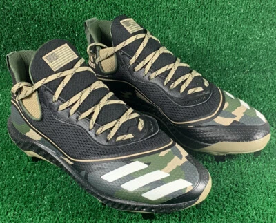 Adidas Icon V Baseball Cleats Men's Metal Size 12.5 USA Camo FX4258 NEW Bounce - Image 1 of 4
