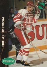 #37 Nicklas Lidstrom - Detroit Red Wings - 1991-92 Parkhurst Hockey