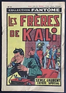 COLLECTION FANTÔME n°12 de 1949 Les Frères de Kali Éd. Mondiales État correct - Picture 1 of 3