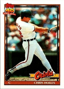 1991 Topps #42b Chris Hoiles - Picture 1 of 1