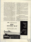 1953 Paper Ad Welin Davit And Boat Motorboat Perth Amboy New Jersey Nj Clocks