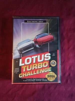 Lotus Turbo Challenge for Sega Genesis Game and Case No Manual Tested and Plays - Image 1 of 4