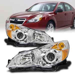Headlight for 2010 2011 2012 2013 2014 Subaru Legacy Outback Headlamp 1 Pair - Picture 1 of 9