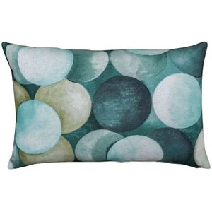 Zen Pebbles XL Rectangular Cushion Cover in Mineral Green. 23x15" Extra-Large - Picture 1 of 4