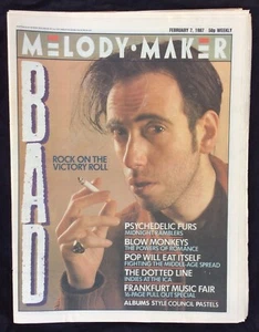 Melody Maker 7 February 1987 BAD Psychedelic Furs Blow Monkeys PWEI - Picture 1 of 2