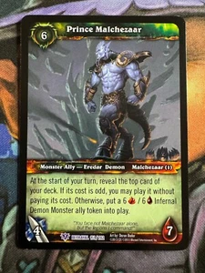 Juego de cartas coleccionables de World of Warcraft Betrayal 151/202 Prince Malchezaar - Imagen 1 de 2