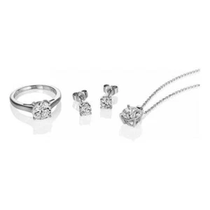 Diamonfire Sterling Silber Schmuck Geschenkset Z1145 - Größe M1/2 - Bild 1 von 2