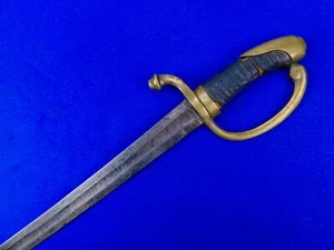 Antique 18 Century Spanish Spain Colonial Engraved Short Sword - Picture 1 of 24
