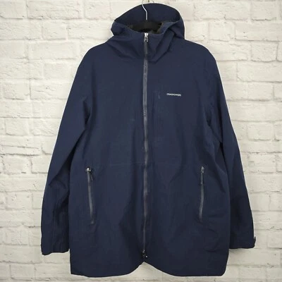 Craghoppers AquaDry Stretch Waterproof Windproof Breathable Blue Jacket US XXL - Image 1 of 4