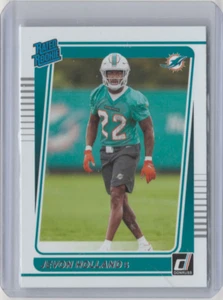 Jevon Holland 2021 Donruss RATED ROOKIE #348 - Dolphins RC - Picture 1 of 2
