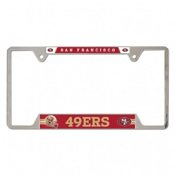 QUADRO DE PLACA DE METAL SAN FRANCISCO 49ERS DA WINCRAFT - Imagem 1 de 1