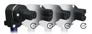 Furutech FI-12L Performance rechtwinkliger gold IEC-Netzstecker - Bild 1 von 1