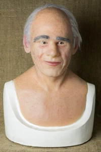 Máscara de silicona realista hecha a mano ""Ben"" por The Masker, anciano realista realista - Imagen 1 de 6