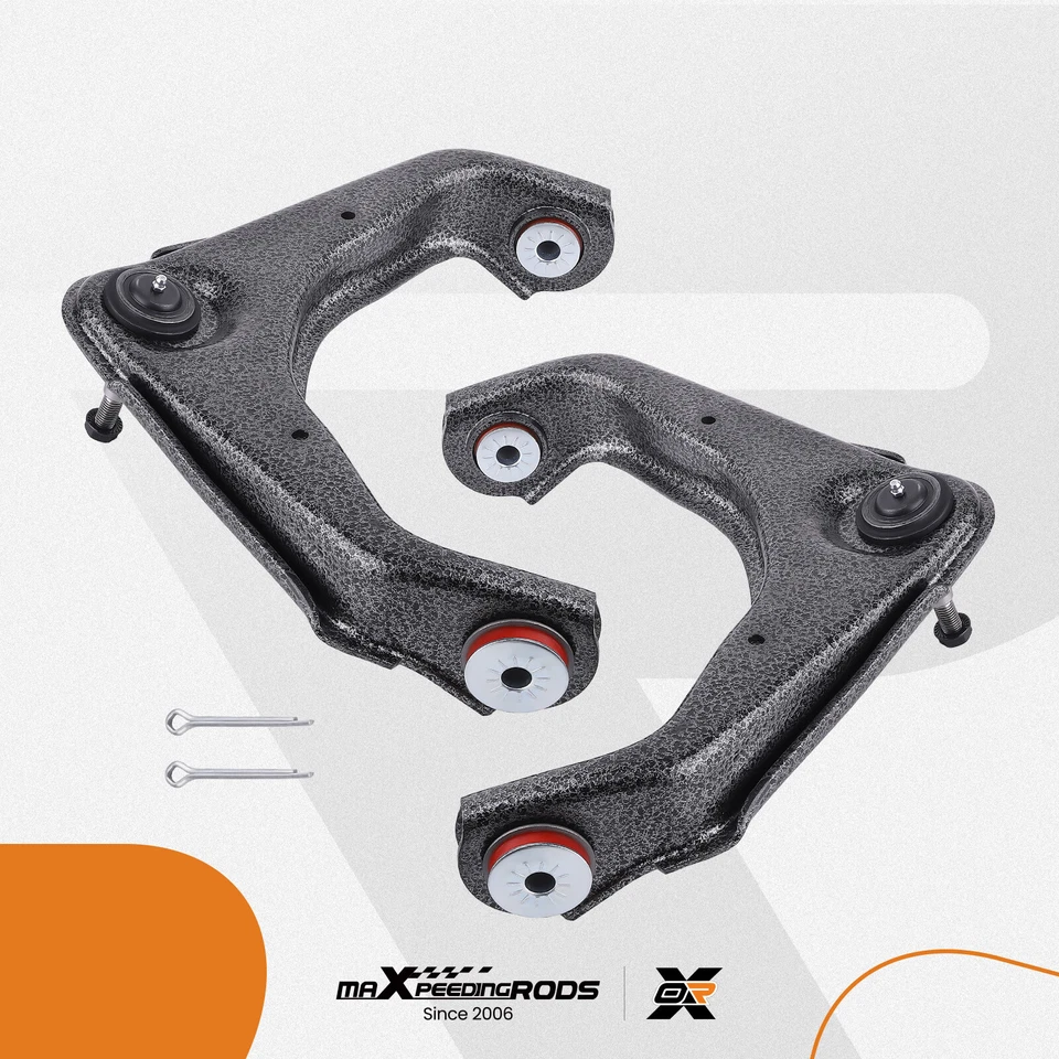 Brazos de control superiores delanteros con buje de PU para GMC Sierra 2500 HD Silverado 2001-2010 Foto 1 de 4