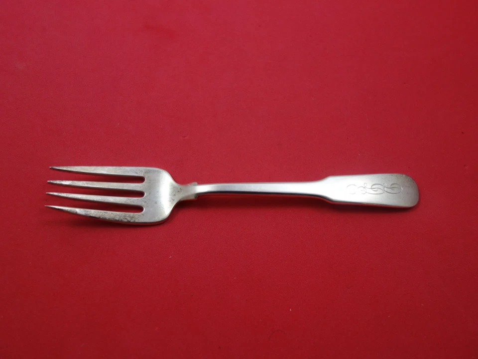 Colonial Fiddle by Tuttle Sterling Silver Salad Fork 6 1/4" Flatware - Image 1 of 1