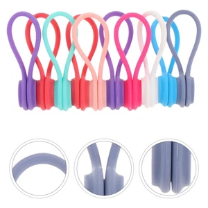  10 PCS Wickler Magnetischer Kabelbinder Kabel-Organizer Magnetclip - Afbeelding 1 van 12