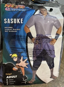Naruto Sasuke Adult Small Spirit Halloween Costume Missing Arm Bands & Belt - Picture 1 of 2