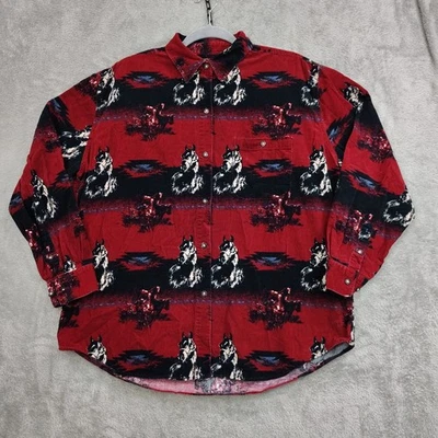 Camisa galope de colección para mujer caballos grandes pana ecuestre oeste suroeste Foto 1 de 4