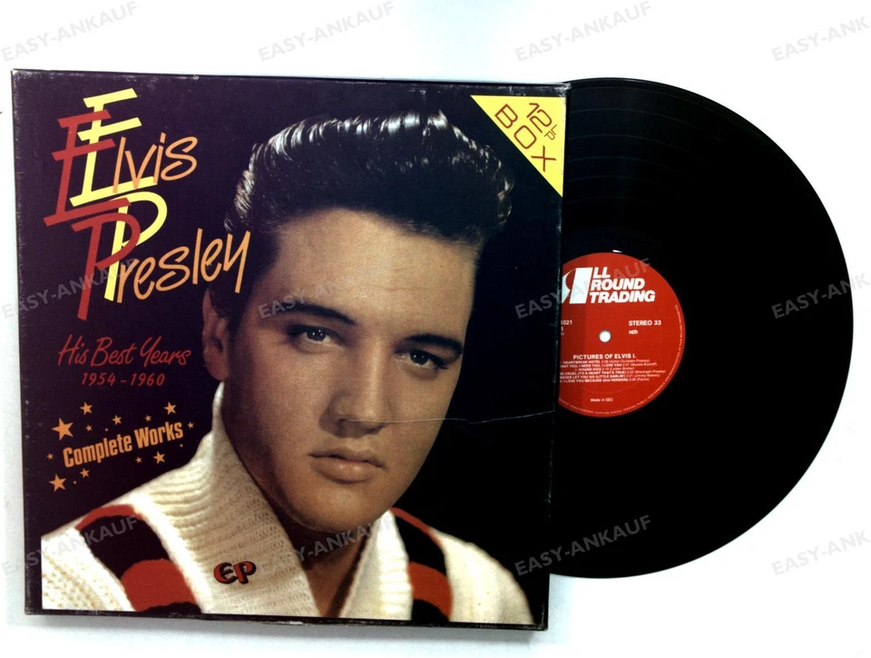 Elvis Presley-His Best Years 1954-1960 - Complete Works Denmark 12LP 1987 .* - Image 1 of 1