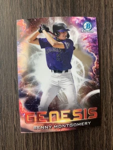 2021 Bowman Draft Benny Montgomery Genesis Insert Rockies - Picture 1 of 1