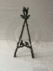 "Juego de 2 platos de ensalada de vidrio transparente Duralex vintage hechos en Francia de 8""" - Imagen 1 de 8