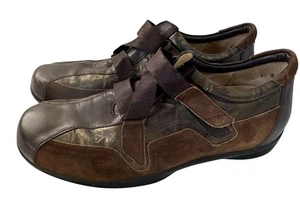 Kumfs Pussle Schwarz Braun Leder Wildleder Sneaker Gr. 41 Designed New Zealand - Bild 1 von 22