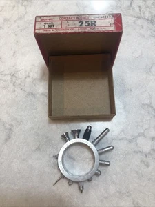 Starrett No. 25R Shockproof Contact Point Set - Missing 1 piece out of 14 - Picture 1 of 12