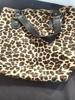 Maurizio Taiuti Genuine Leather Made in Italy handbag animal print - Imagem 1 de 4