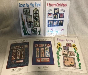 5x Foundation Paper Piecing Quilt Block Quilting Pieced Pattern Bundle Lot New - Picture 1 of 4