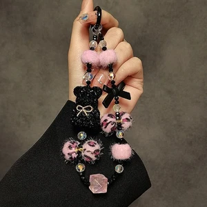 Fashion Leopard Print Bow Keychain Creative Couples Keychain  Gifts - Photo 1 sur 10
