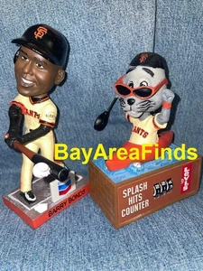 San Francisco Giants Lou Seal Splash Hits Counter Barry Bonds 2025 Bobblehead SF - Foto 1 di 6