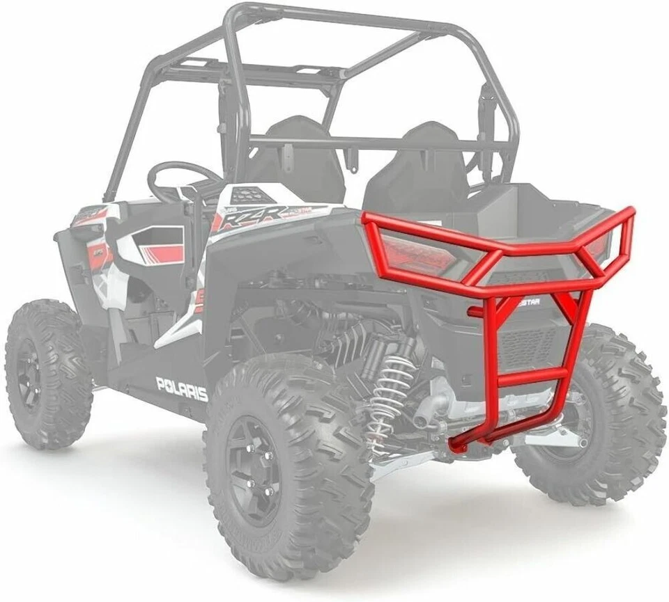 POLARIS RZR 900 S XC 2015-2019 DELUXE REAR BUMPER RED 2881590-293 NO HARDWARE - Image 1 of 4